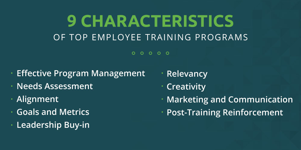 9 elements of successful employee training programs
