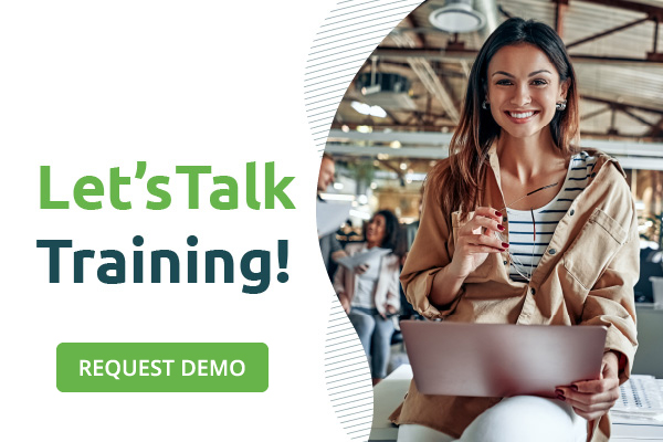 Let's talk training request a demo!