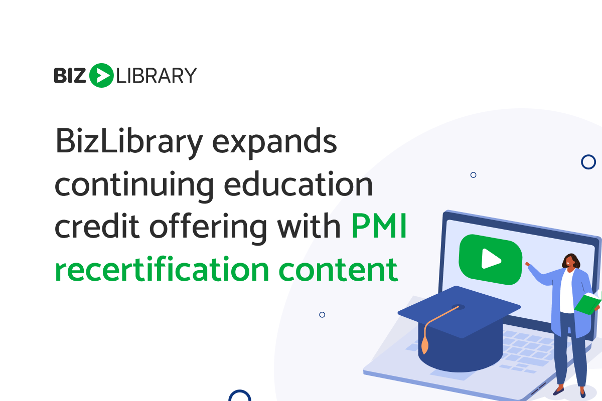 BizLibrary expands continuing education content with PMI recertification content