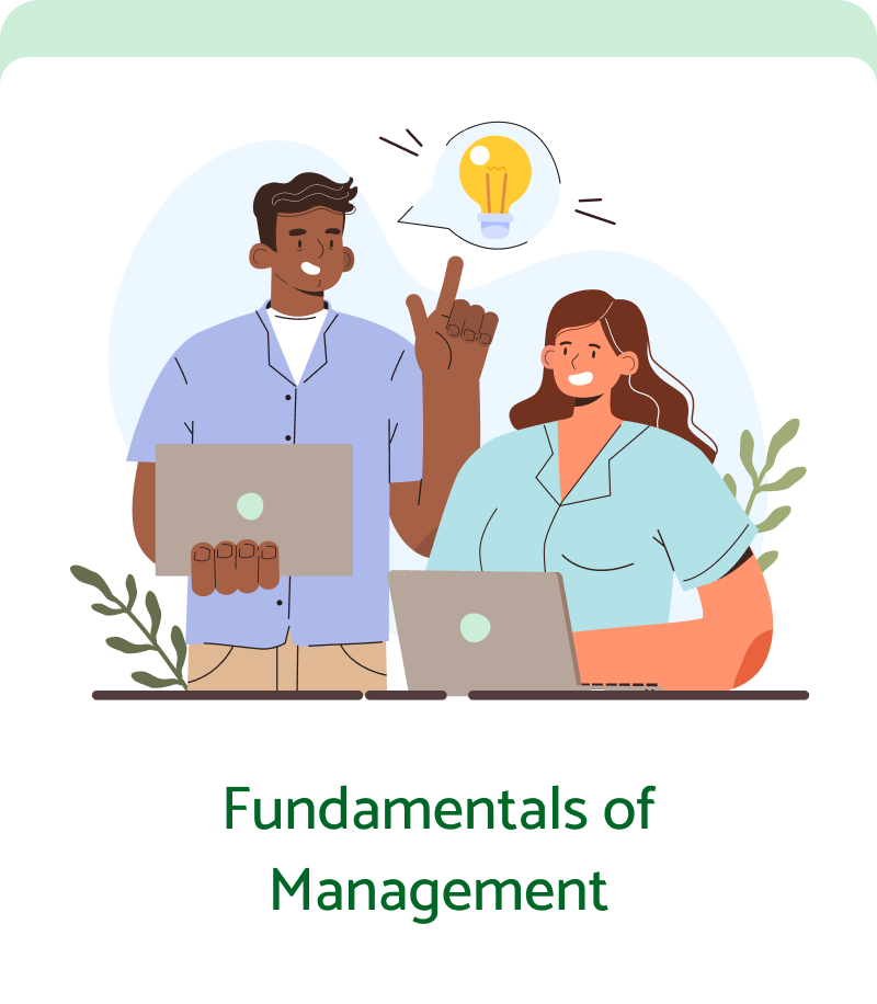 fundamentals of management graphic